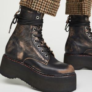 R13
Double Stacked Lace Up Boots Size 37 Worn twice